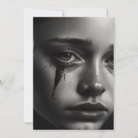 Girl with tears