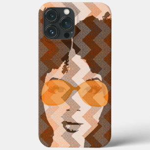 Girl with the Gold Sunglasses iPhone 13 Pro Max Case