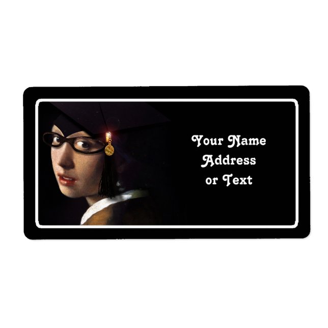 Girl with the Graduation Hat (Pearl Earring) (Front)