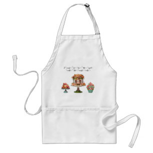Girl with the most cake standard apron