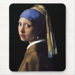 girl with the pearl earring mouse pad