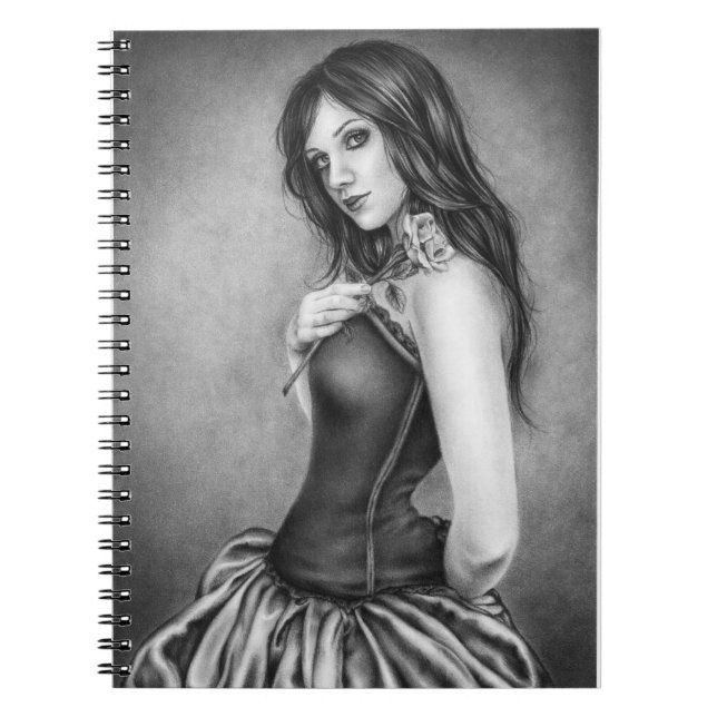 Girl with the rose Notebook (Front)