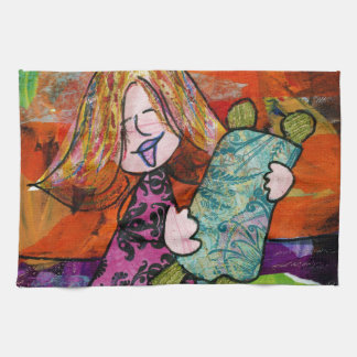 Girl with Torah Tea Towel
