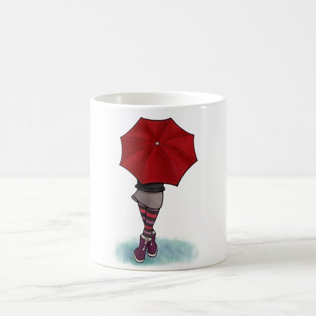 girl with umbrella cup (Center)