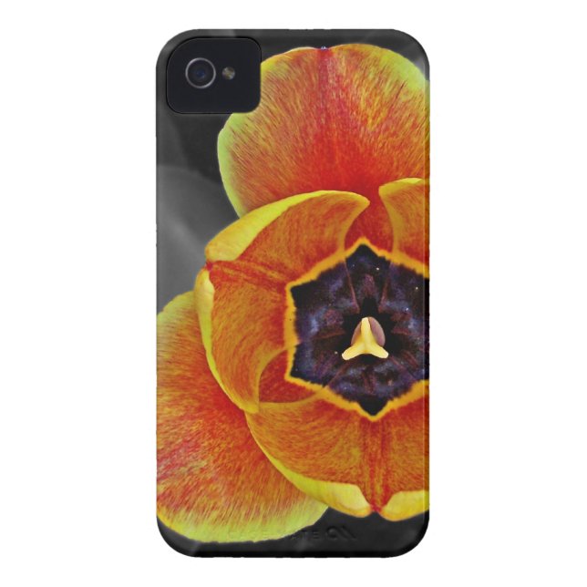 Girl-y Flower-y Tulip iPhone case (Back)
