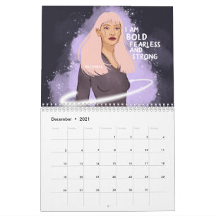 Girl You Glow 2021 Calendar