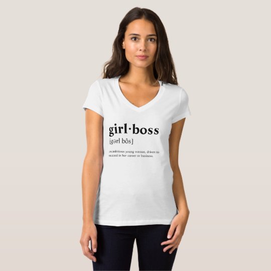 Girlboss - Dictionary meaning T-Shirt | Zazzle.co.nz