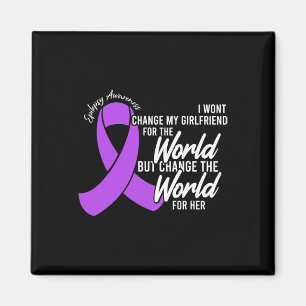 Girlfriend Epilepsy Awareness Day Disease Month Magnet
