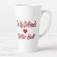 Girlfriend funny quote red text