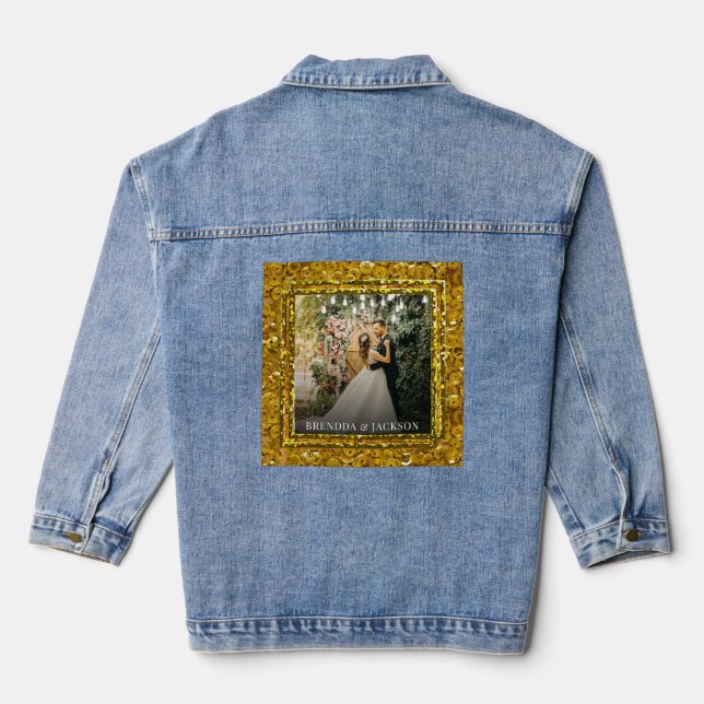 Girlfriend GF Denim Jacket (Back)