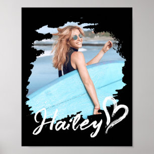 Girlfriend Nge Heart Simple Modern Cool Photo  Poster