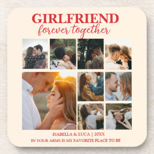 girlfriend pillow, photo collage pillow, together  coaster