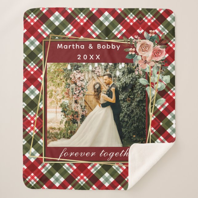 Girlfriend Together Forever Photo  Sherpa Blanket (Front)