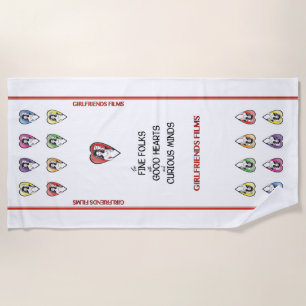 Girlfriends Films Beach Towel