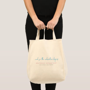 Girlfriends' Getaway Customisable Tote Bag