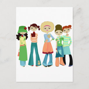 Girlfriends Postcard