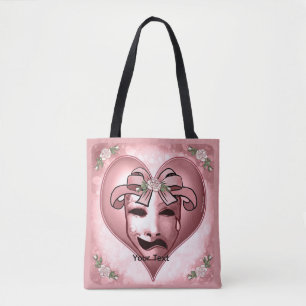 Girlie Actor Mask Tote Bag