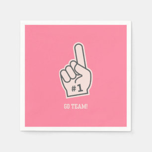 Girlie Football napkin