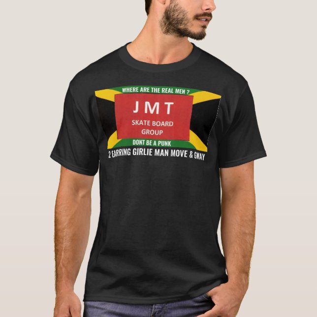 GIRLIE MAN Basic Dark T-Shirt (Front)