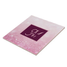 Girlie Pink Feminine Glitter Abstract gradient