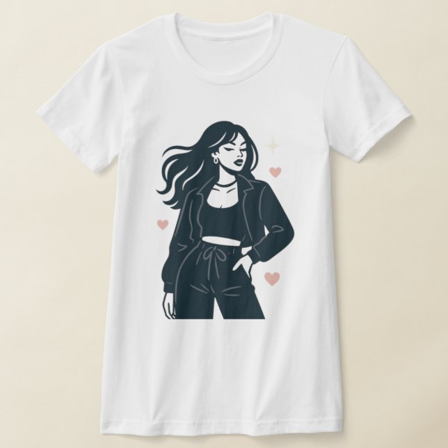 Girlie t-shirt (Laydown)