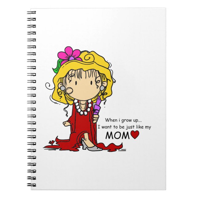 girllikemomm.png spiral notebook (Front)