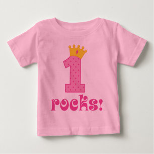 Girls 1st Birthday Baby T-Shirt