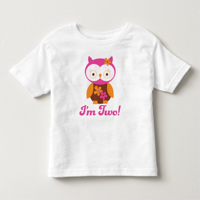 Girls 2nd Birthday Toddler T-Shirt (Front)