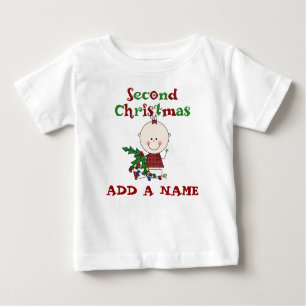 Girls 2nd Christmas T-shirt