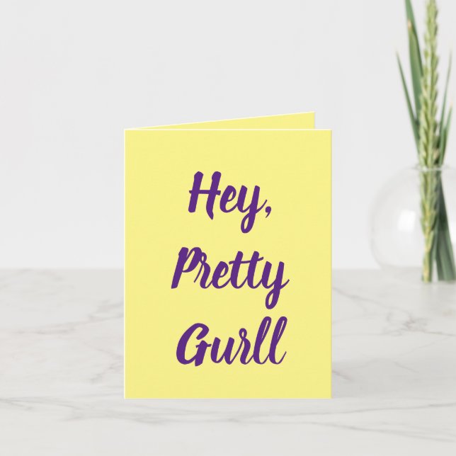 Girl's 5th Birthday Thank You Card (Front)