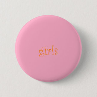 girls 6 cm round badge