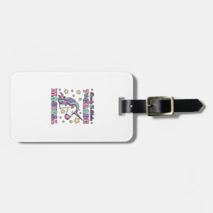 Girls 7th Grade Back To School Magical Unicorn Gif Luggage Tag