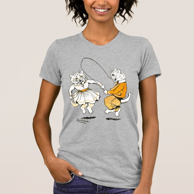 Girls and Boys, Louis Wain T-Shirt (Front)