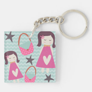 Girls and Handbags Key Ring