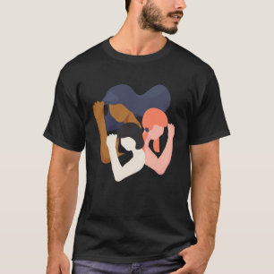 Girls and Women Unity Power in Diversity feminist T-Shirt