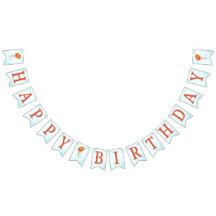Girls Any Age Mermaid Under the Sea Birthday Bunting