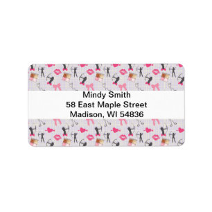 Girls Archery - Girly Hearts and Makeup Label