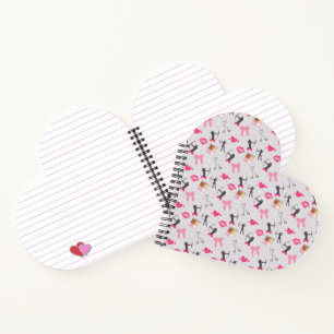 Girls Archery - Girly Hearts and Makeup Notebook