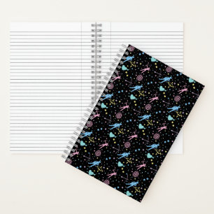 Girls Archery - Girly Hearts Stars Archer Notebook