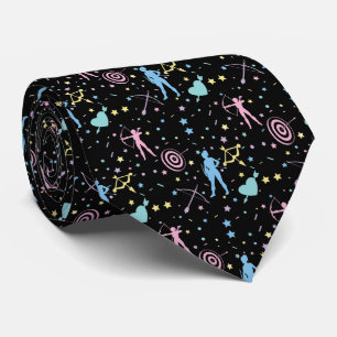 Girls Archery - Girly Hearts Stars Archer Tie
