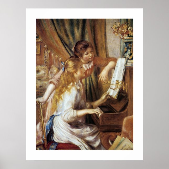 Girls at the Piano Poster (Front)
