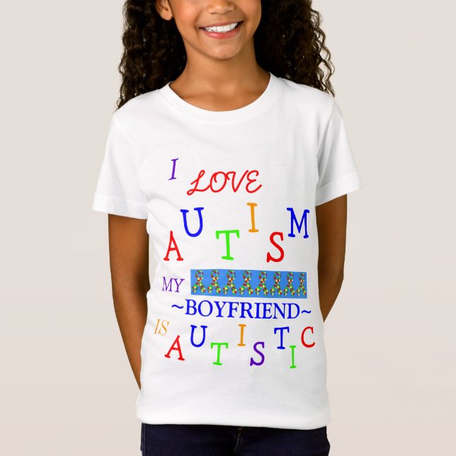 Girl's Autism Love! ~ Youth T-Shirt (Front)