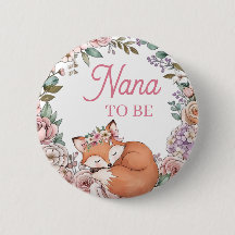 Girl's Baby Shower | Nana to Be | Woodland Fox