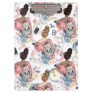 Girls Back-to-School Clipboard