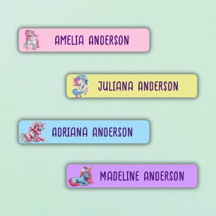 Girls Back to School Cute Magical Unicorn Colour 