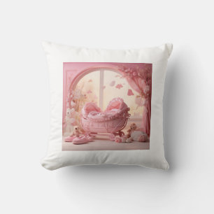 Girls' baptism cushion