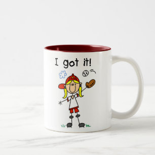 Girls Baseball I Got It Two-Tone Coffee Mug