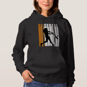 Girls Baseball Pretty Softball Fan Enthusiast Wome Hoodie