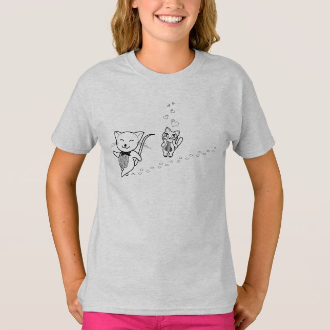 Girls' Basic T-Shirt (Front)