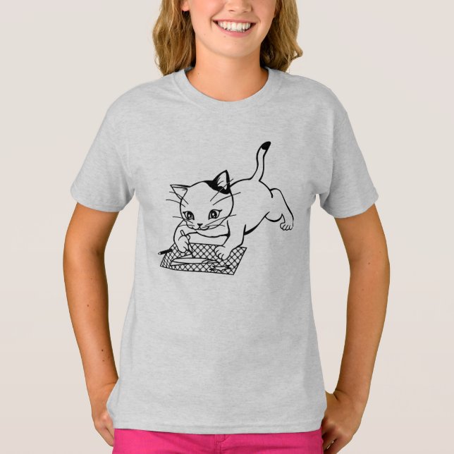 Girls' Basic T-Shirt (Front)